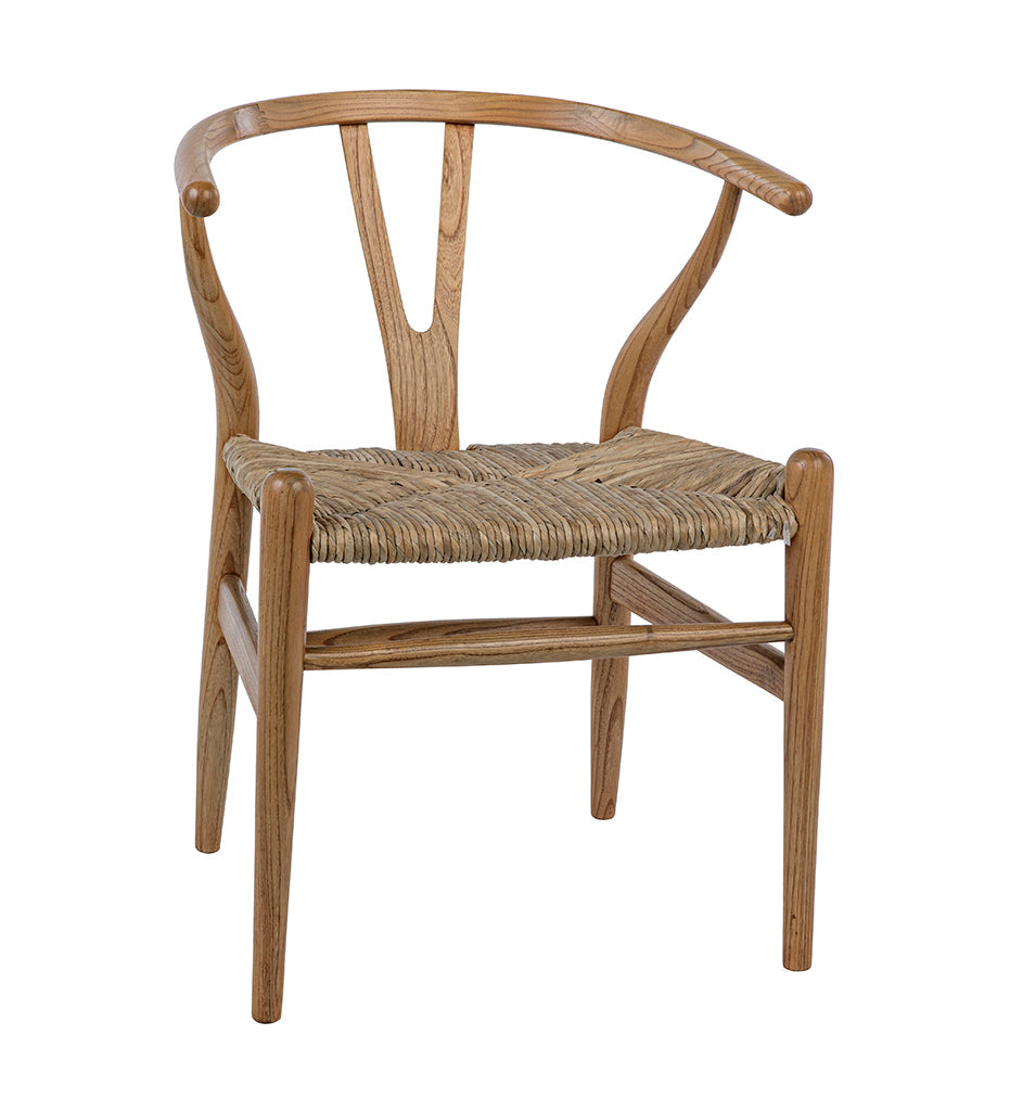 Zola Chair with Rush Seat - Natural