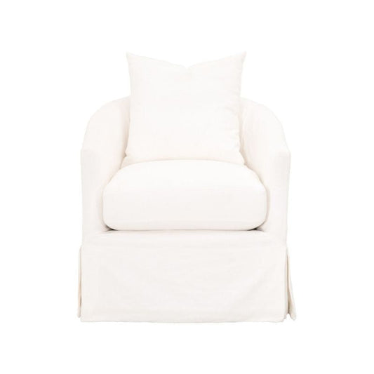 Zuma Slipcover Swivel Club Chair