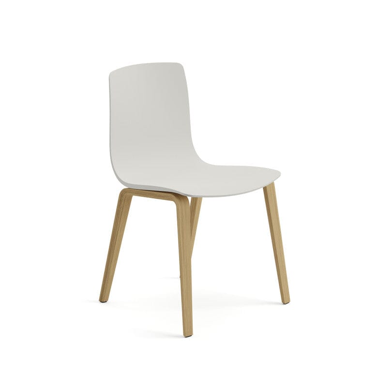 Aava 02-4 Wood Legs Polypropylene Chair