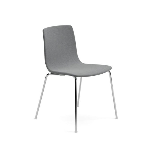 Aava 02 Polypropylene Chair With 4 Leg Base Fully Upholstery