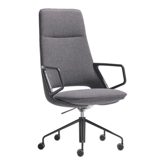 Zuma 5-Legged Swivel Base High Back Chair
