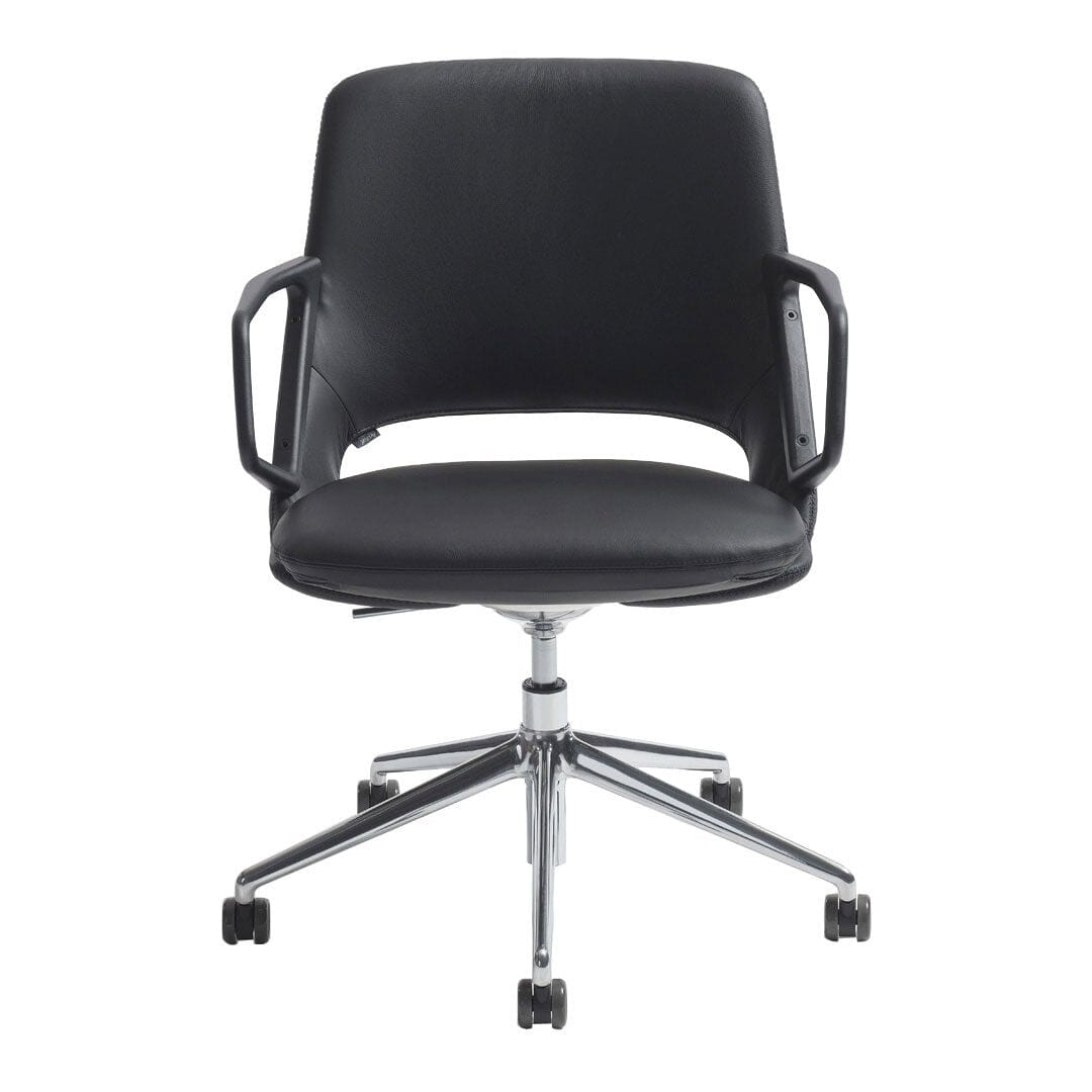 Zuma 5-Legged Swivel Base Low Back Chair