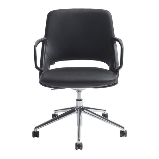 Zuma 5-Legged Swivel Base Low Back Chair