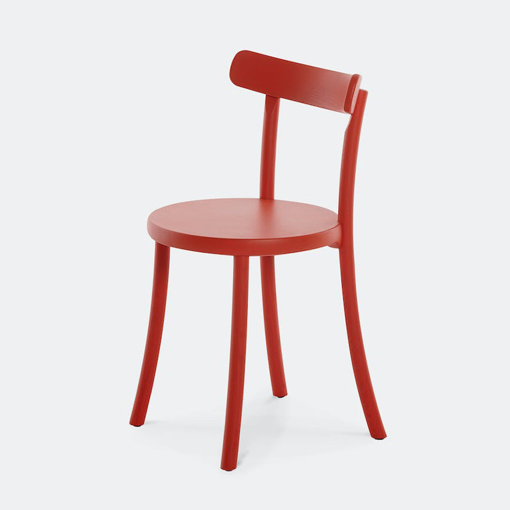 Zampa Chair Chairs Mattiazzi Red Ash