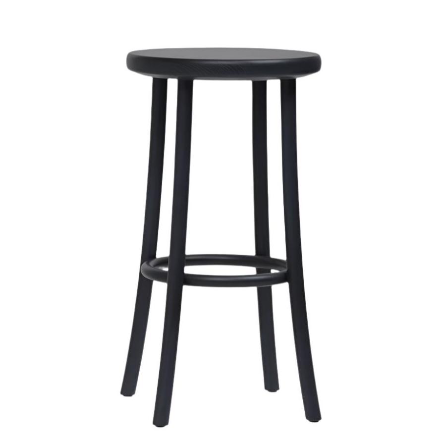 Zampa Stool Chairs Mattiazzi Bar stool Black Ash
