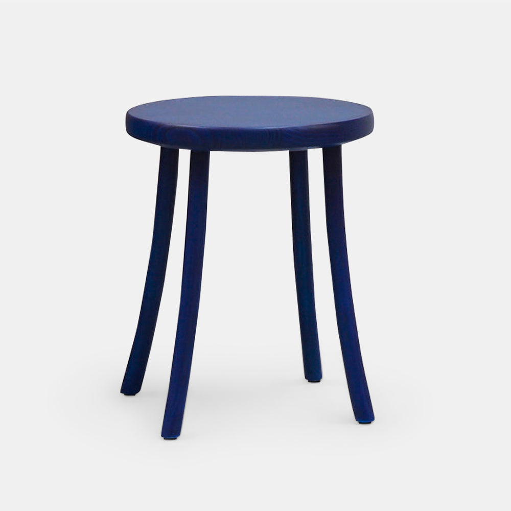 Zampa Stool Chairs Mattiazzi Low stool Neon Blue Ash