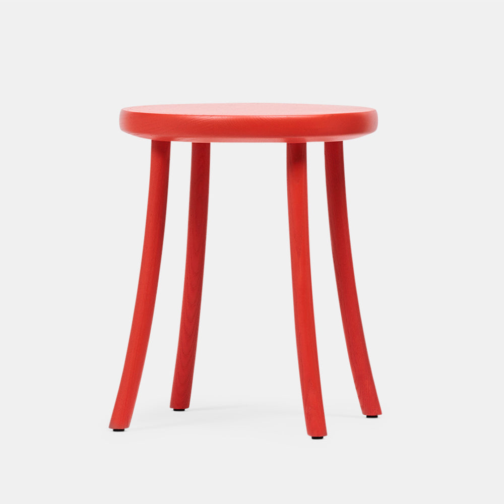 Zampa Stool Chairs Mattiazzi Low stool Red Ash