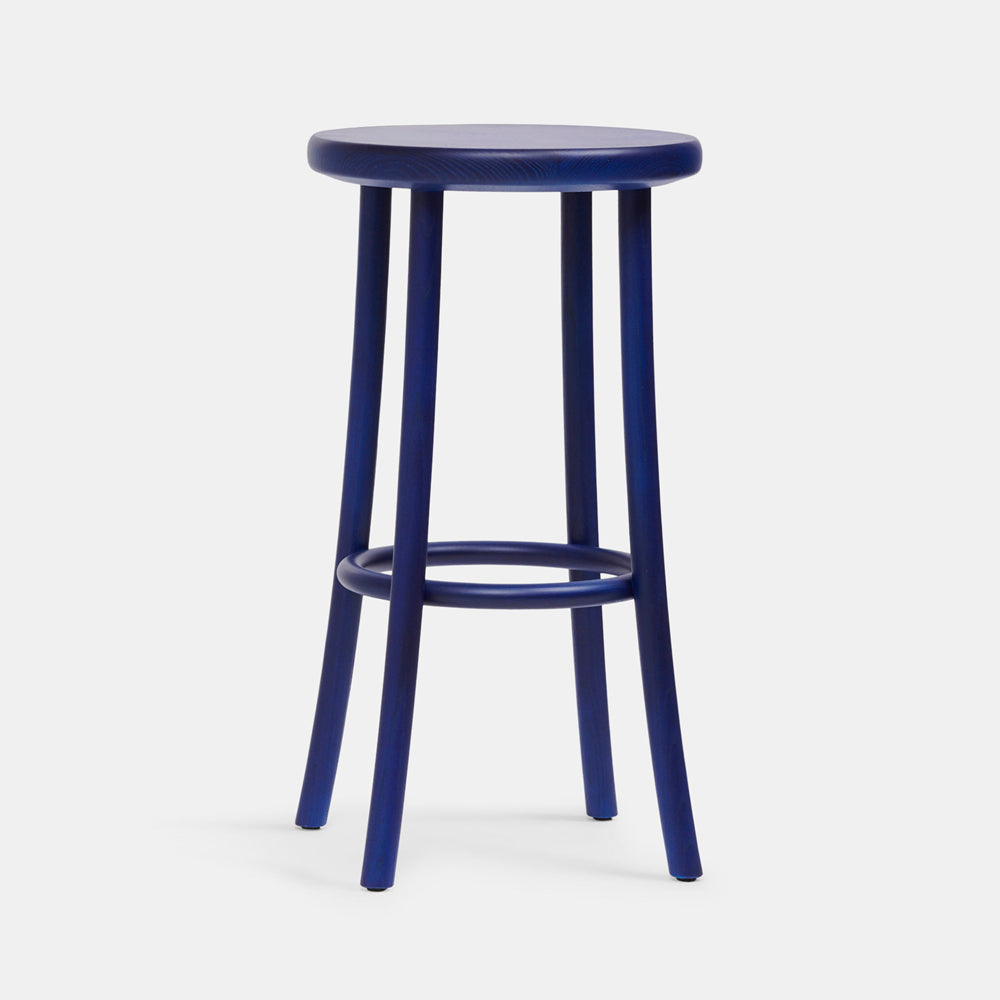 Zampa Stool Chairs Mattiazzi Bar stool Neon Blue Ash